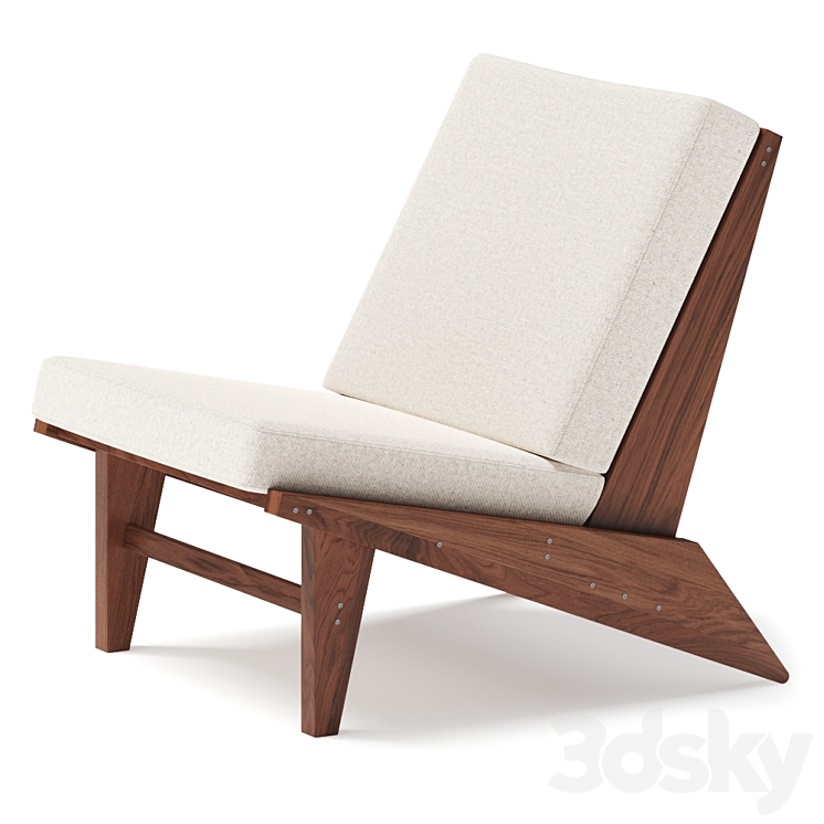 Ishinomaki Laboratory 105 ° Lounge Chair 3DS Max - thumbnail 1