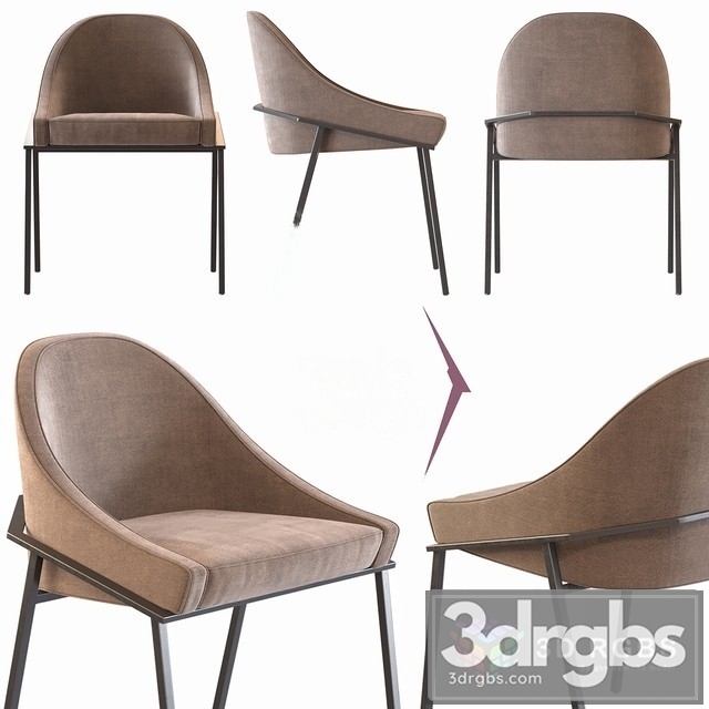 Izoard Chair By Ronda Design 3dsmax Download - thumbnail 1