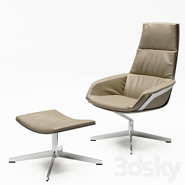 Jab Bond Chair 3ds Max - thumbnail 1