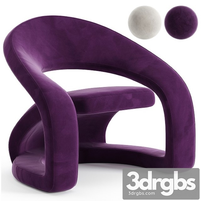 Jaymar Cantilevered Pop Art Chair 3dsmax Download - thumbnail 1