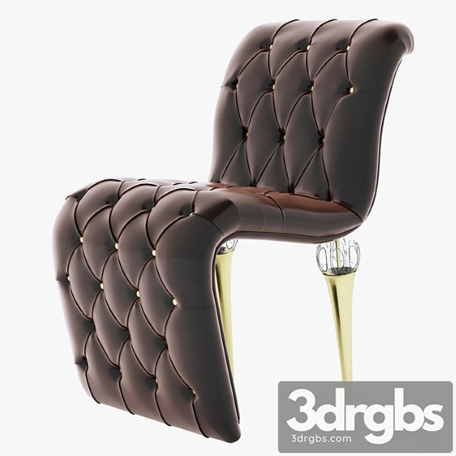 Jc Passion Chocolat Chair 3dsmax Download - thumbnail 1