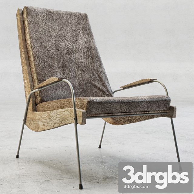 Jean Prouve Chair 4 3dsmax Download - thumbnail 1