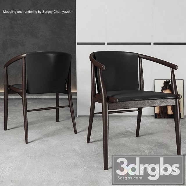 Jens S J61 B Armchair 3dsmax Download - thumbnail 1