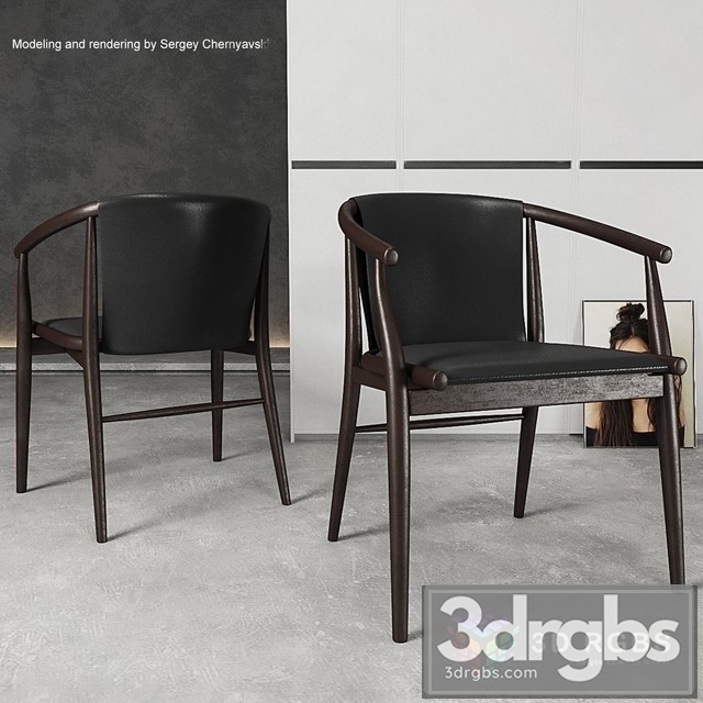 Jens SJ61B Armchair 3dsmax Download - thumbnail 1