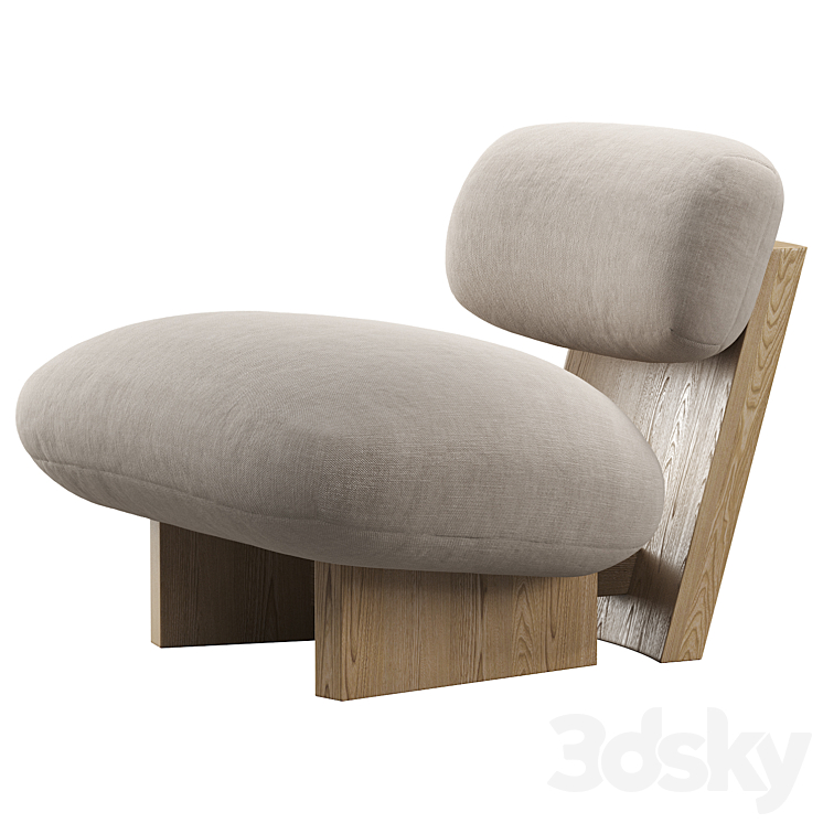 Jia Chair 3DS Max Model - thumbnail 1