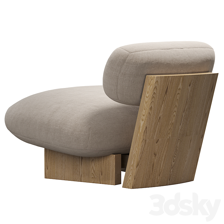 Jia Chair 3DS Max Model - thumbnail 2