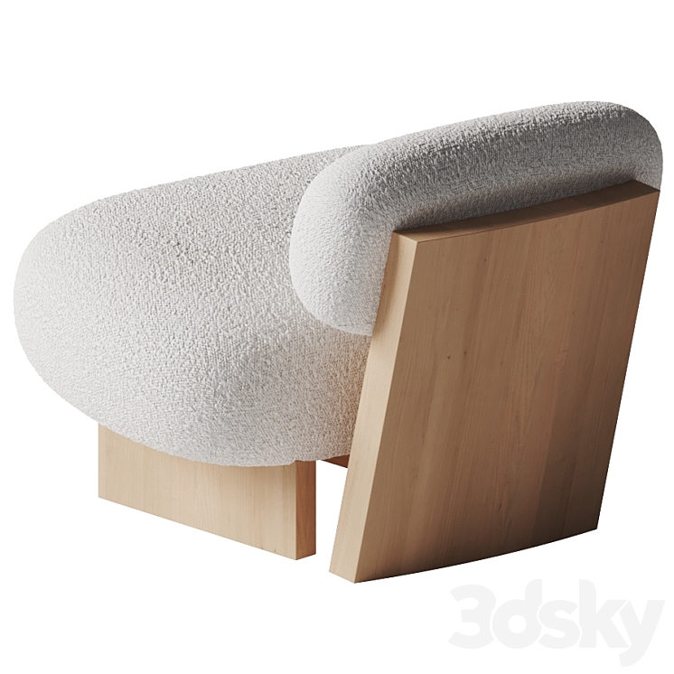 JIA CHAIR – Atelier de Troupe 3DS Max Model - thumbnail 2