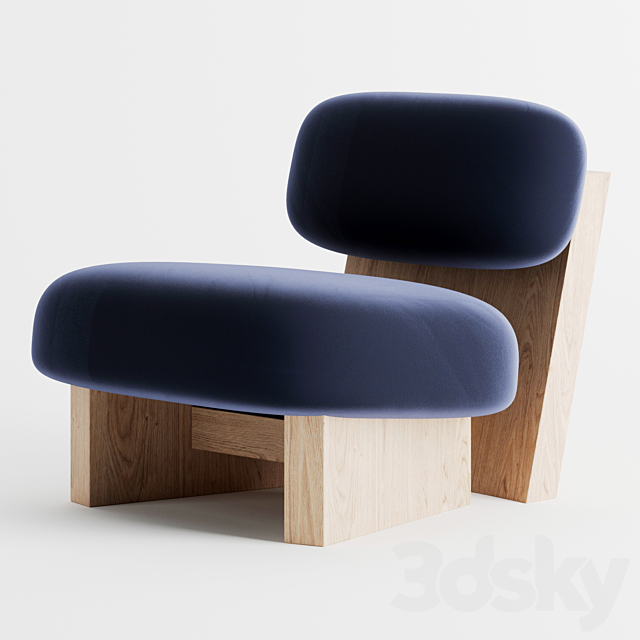 Jia chair by Atelier de Troupe 3DSMax File - thumbnail 1