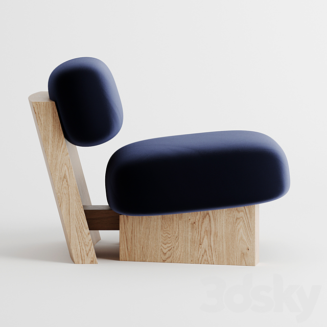 Jia chair by Atelier de Troupe 3DSMax File - thumbnail 2