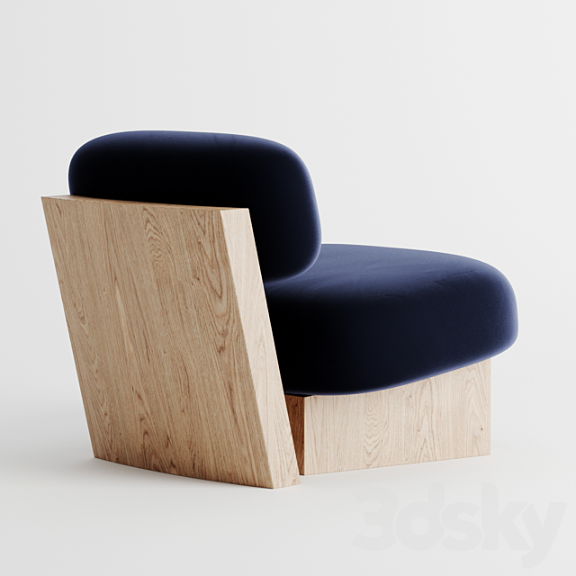 Jia chair by Atelier de Troupe 3DSMax File - thumbnail 3