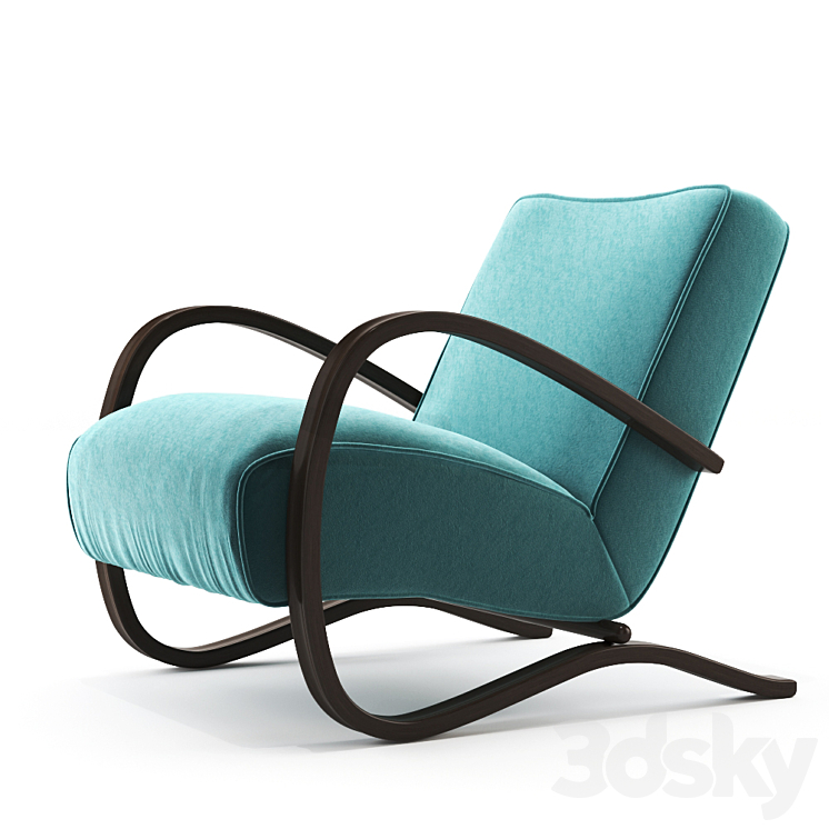 Jindrich Halabala Lounge Chairs 3DS Max - thumbnail 2