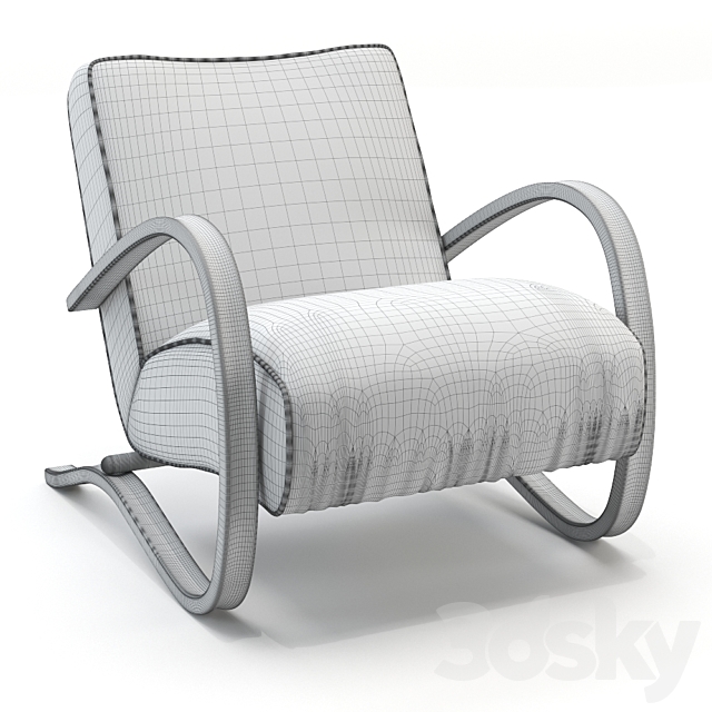 Jindrich Halabala Lounge Chairs 3DSMax File - thumbnail 3