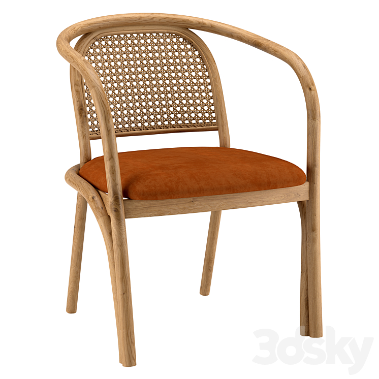 Joana armchair 3DS Max - thumbnail 1