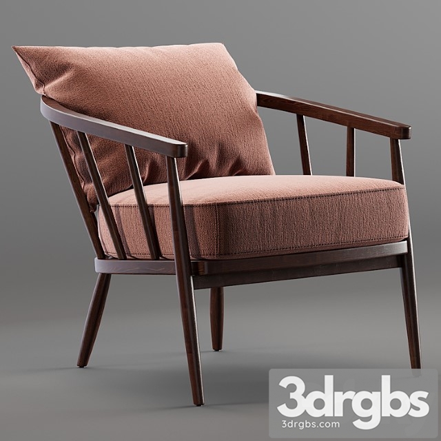 John Lewis Croft Collection Frome Armchair 3dsmax Download - thumbnail 1