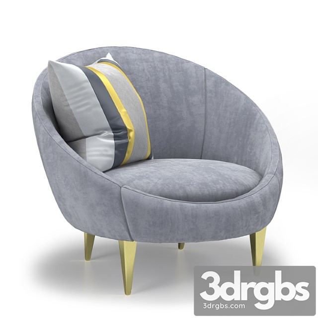 Jonathan adler ether chair 3dsmax Download - thumbnail 1