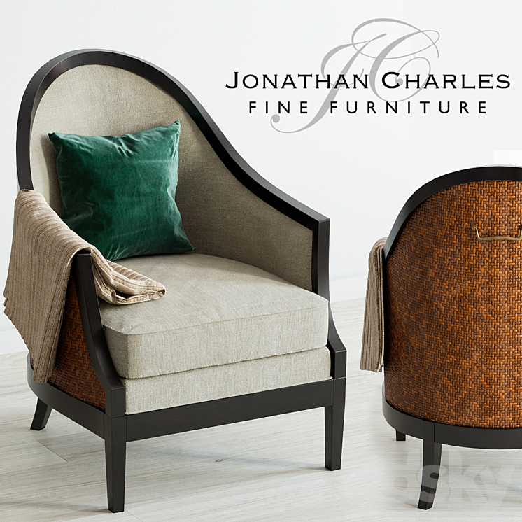 Jonathan Charles – 500036 armchair 3DS Max - thumbnail 1