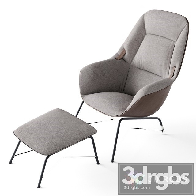 Jori Prelude Armchair 3dsmax Download - thumbnail 1