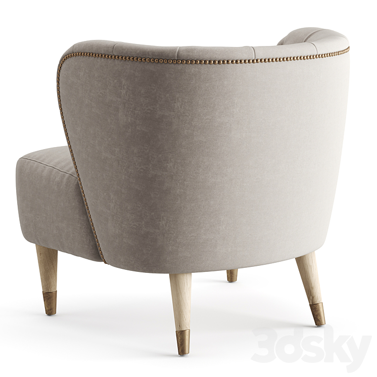 Joy Armchair LuxDeco 3DS Max Model - thumbnail 2