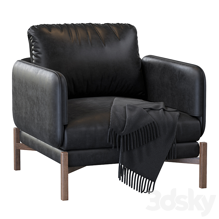 JULES (armchair) 3DS Max - thumbnail 2