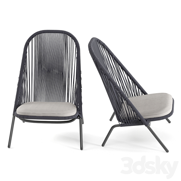 Julia grup Armchair STAD 3DS Max - thumbnail 1