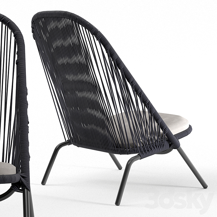 Julia grup Armchair STAD 3DS Max - thumbnail 2