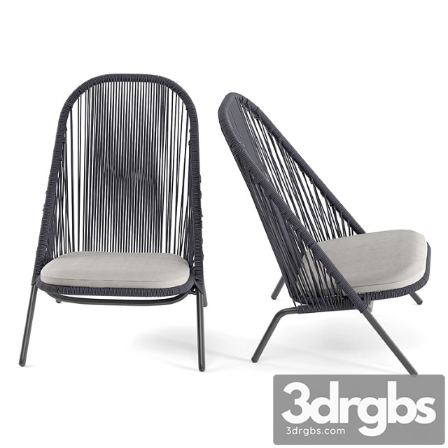 Julia grup armchair stad 3dsmax Download - thumbnail 1