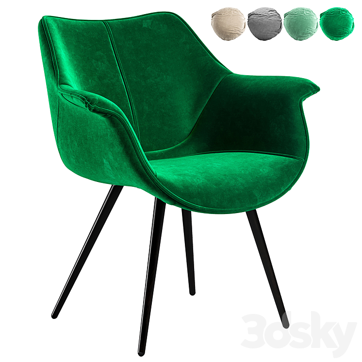 Julian armchair 3DS Max - thumbnail 1