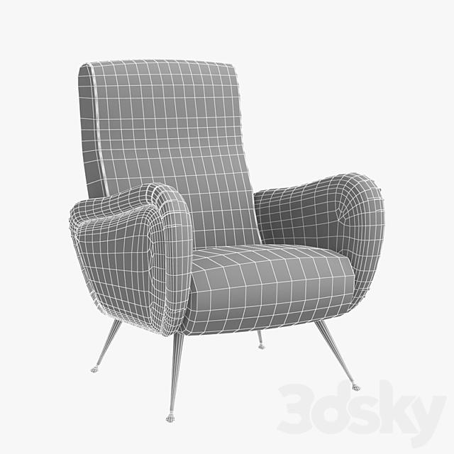 julian chichester – turin chair 3DSMax File - thumbnail 2