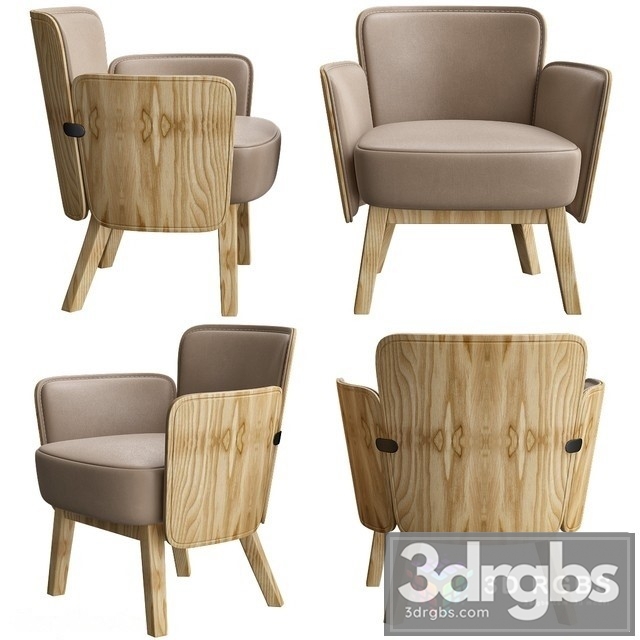 Julius Easy Chair 3dsmax Download - thumbnail 1