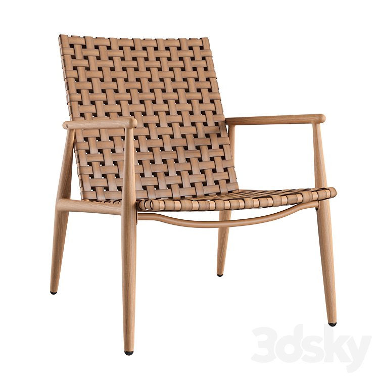 Jysk edderup armchair 3DS Max Model - thumbnail 1