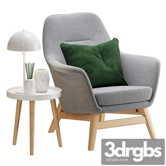 Jysk Engesvang Chair 3dsmax Download - thumbnail 1