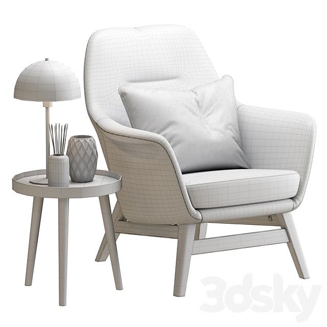 Jysk Engesvang chair 3DSMax File - thumbnail 3