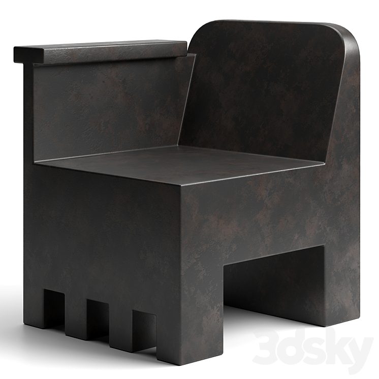 Kamodo Chair – Coffee 3DS Max - thumbnail 1