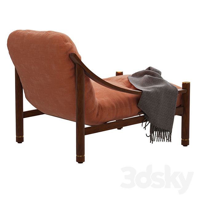 karine armchair 3DS Max Model - thumbnail 4