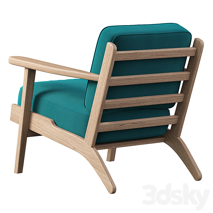 Karla Armchair 3DS Max Model - thumbnail 2