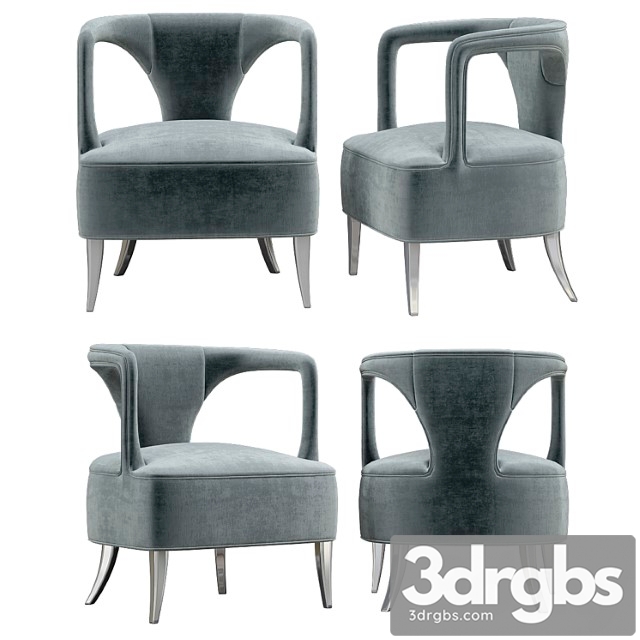 Karoo armchair – brabbu 3dsmax Download - thumbnail 1