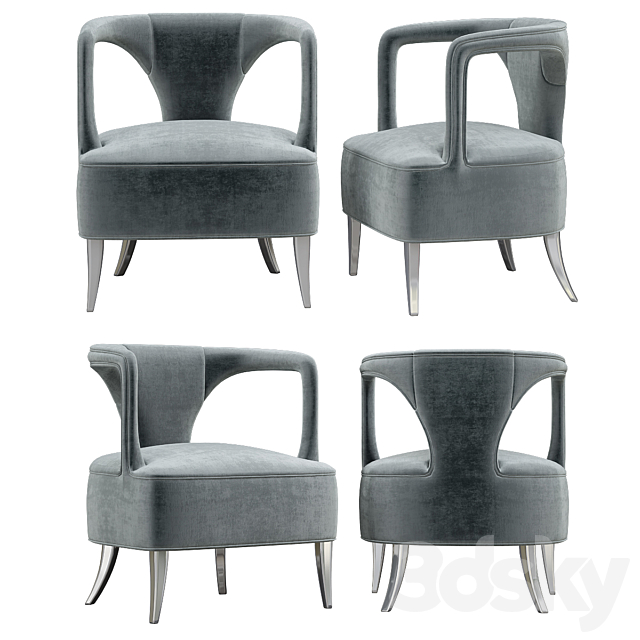 Karoo armchair – Brabbu 3DSMax File - thumbnail 1