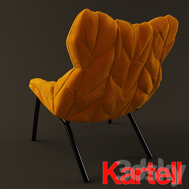 Kartell Foliage Chair 3DS Max Model - thumbnail 2