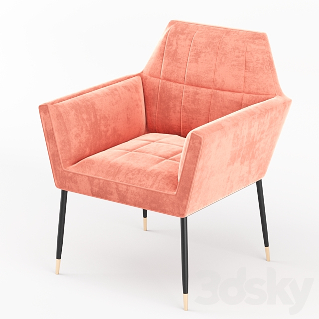 Kate – Armchair 3ds Max - thumbnail 1