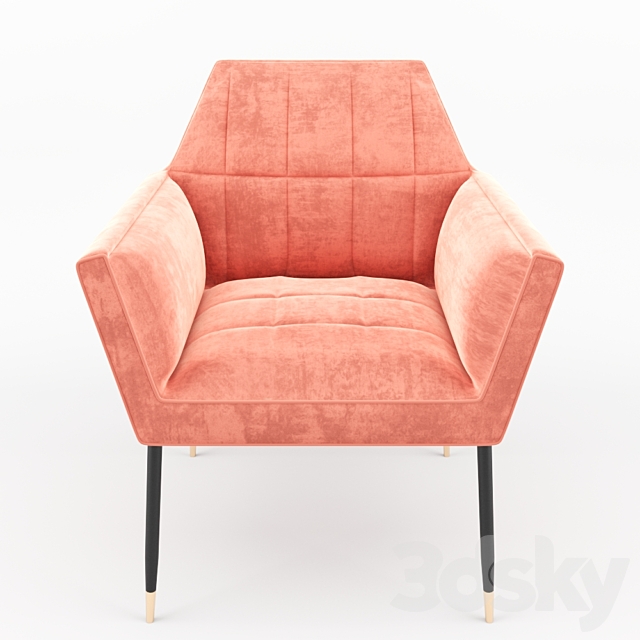 Kate – Armchair 3ds Max - thumbnail 2