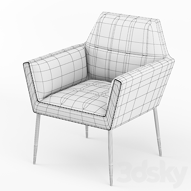 Kate – Armchair 3ds Max - thumbnail 3