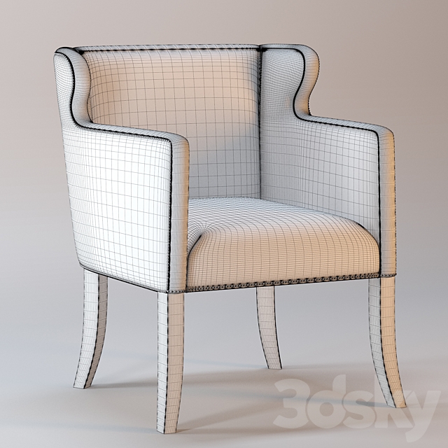 KEELEY CHAIR 3DS Max Model - thumbnail 2