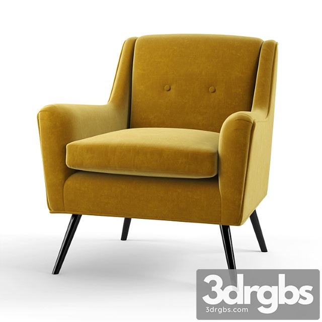 Kelly Hoppen oliver chair 3dsmax Download - thumbnail 1