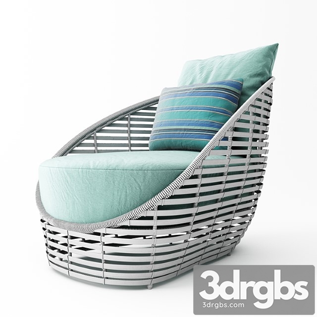 Kenneth cobonpue oasis lounge chair 3dsmax Download - thumbnail 1