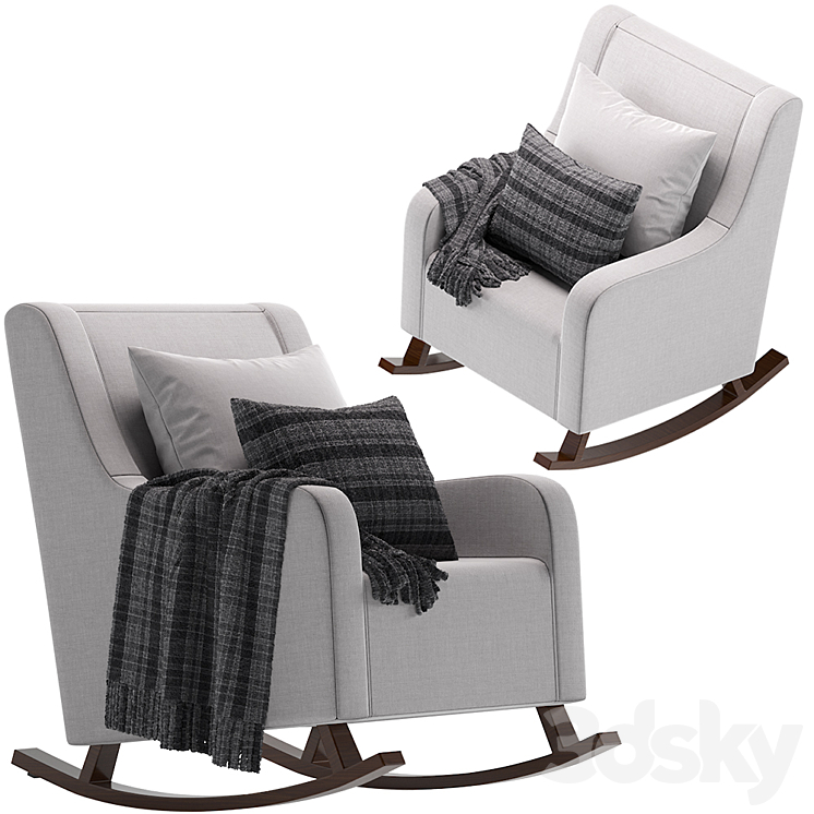 KENNis rocking chair 3DS Max Model - thumbnail 1