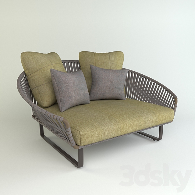 Kettal Bitta Daybed 3ds Max - thumbnail 1