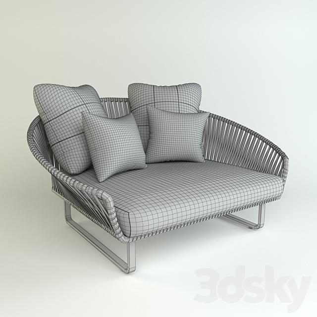 Kettal Bitta Daybed 3ds Max - thumbnail 2