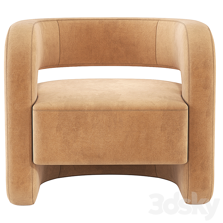 Kirby Chair Mitchell Gold Bob Williams 3DS Max - thumbnail 2