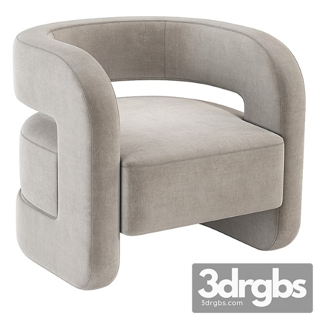 Kirby Chair Mitchell Gold Bob Williams 3dsmax Download - thumbnail 1