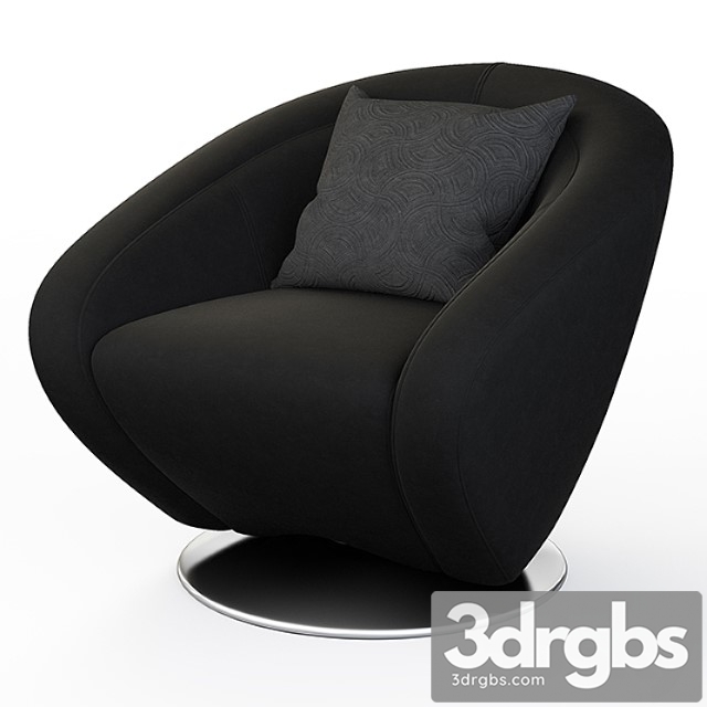 Kiss 1 Armchair 3dsmax Download - thumbnail 1